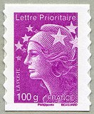 Image du timbre Lettre prioritaire 100 g France fuchsia autoadhésif