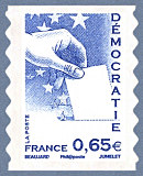 Image du timbre Démocratie