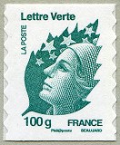 Image du timbre Lettre verte 100g