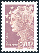 Image du timbre 0,88 euro vieux rose