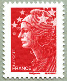 Image du timbre Sans valeur faciale rouge