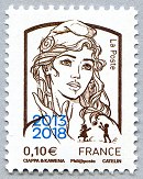 Image du timbre Marianne de Ciappa et Kawena 0,10 euro 2013-2018