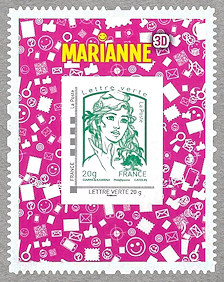 Marianne de Ciappa et Kawena<br />Issue du collector «Marianne 3Dparle et vous raconte l’histoire des Marianne»