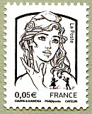 Image du timbre Marianne de Ciappa et Kawena 0,05 euro