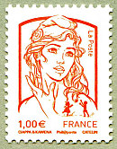 Image du timbre Marianne de Ciappa et Kawena 1 euro