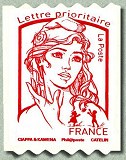 Image du timbre Marianne de Ciappa et Kawena - Lettre prioritaire-Timbre autoadhésif pour roulette