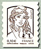 Image du timbre Marianne de Ciappa et Kawena 0,10 euro -Timbre autoadhésif
