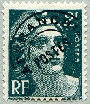 Image du timbre Marianne de Gandon  2 F vert préoblitéré