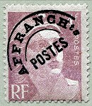 Image du timbre Marianne de Gandon 4 F violet clair préoblitéré