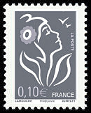 Image du timbre La Marianne de Lamouche gris 0,10 €