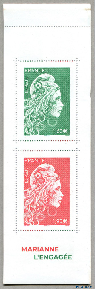Image du timbre Carnet Marianne 2 volets