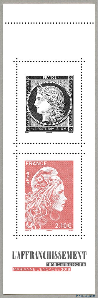 Lamouche Carnet timbres neuf YT 3744b-C12 Salon du timbre 