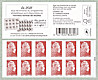 Marianne d'Yseult Digan <br /> Carnet de 12 timbres autoadhésifs pour lettre prioritaire jusqu'à 20g <br />Nouveaux formats de feuilles -  Mention Philaposte