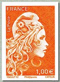 Image du timbre Marianne à 1 €