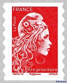 Image du timbre Marianne d’Yseult Digan-Lettre prioritaire Timbre autoadhésive  jusqu'à 20g