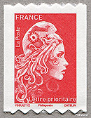 Image du timbre Marianne d'Yseult Digan -Lettre prioritaire - timbre pour roulette-Autoadhésif mention Philaposte