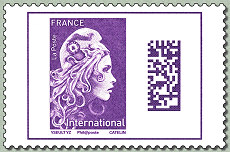 Image du timbre Marianne d'Yseult Digan-Lettre prioritaire pour l'international jusqu'à 20g