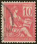 Image du timbre Mouchon Type II10 c rouge