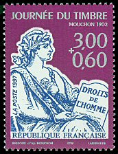 Image du timbre Journée du timbre 1997Le  Mouchon 1902 3F+0F60
