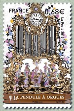 Image du timbre La pendule à orgues