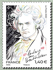 Image du timbre Ludwig van Beethoven  1770-1827