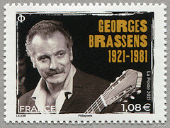Image du timbre Georges Brassens 1921 - 2021