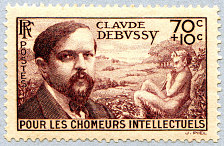 Image du timbre Claude Debussy 70c