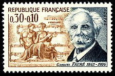 Image du timbre Gabriel Fauré 1845-1924