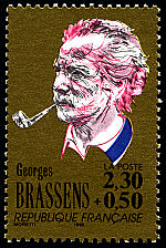 Image du timbre Georges Brassens
