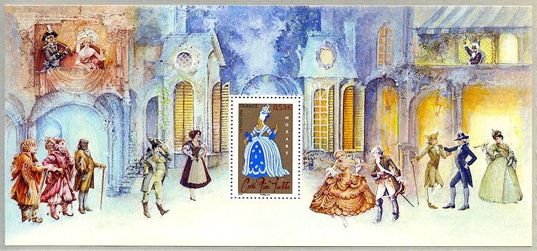 Image du timbre Souvenir philatélique Cosi fan tutte - Vienne 1790-Elles font toutes ainsi