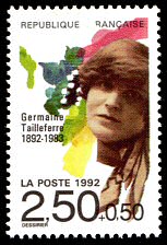 Image du timbre Germaine Tailleferre 1892-1983