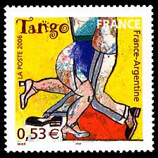 Image du timbre Tango - Les danseurs