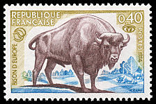 Image du timbre Bison d'Europe