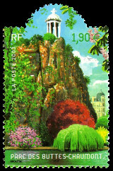 Image du timbre Parc des Buttes Chaumont - Paris
