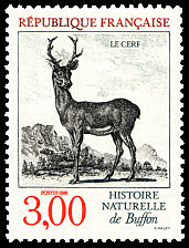 Image du timbre Le cerf