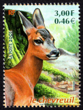 Image du timbre Le Chevreuil