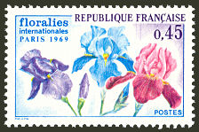 Image du timbre Floralies Internationales de Paris 1969