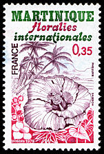 Image du timbre MartiniqueFloralies Internationales