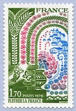 Image du timbre Fleurir la France