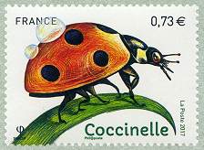 Image du timbre La coccinelle