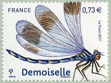 Image du timbre La demoiselle