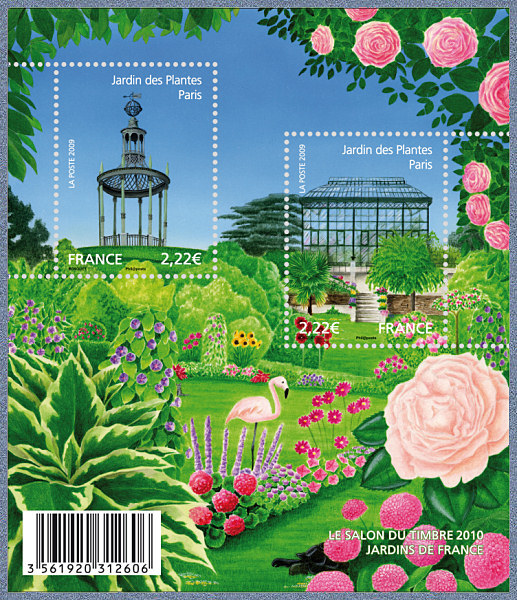 Image du timbre Jardins de France - Jardin des Plantes Paris