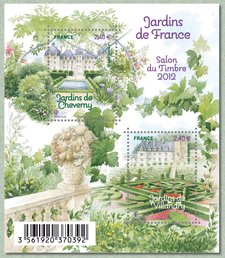 Image du timbre Jardins de France