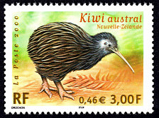 Image du timbre Kiwi austral - Nouvelle-Zélande