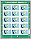 Lacs de la forêt d'Orient - Aube - Feuille de 15 timbres