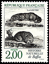 Image du timbre La loutre