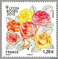 Image du timbre Roses 1,20 euro