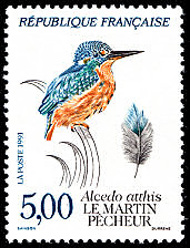Image du timbre Le martin pêcheur - Alcedo attis