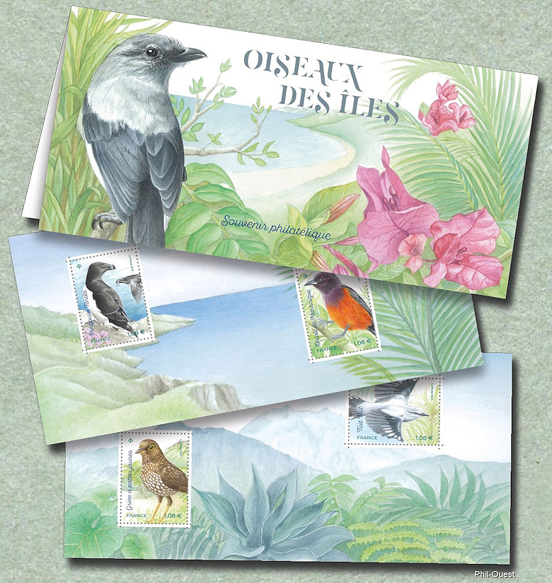 Image du timbre Souvenir philatélique «Oiseaux des îles»