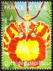 Image du timbre Orchidée Papillon-Orcidium Papilio